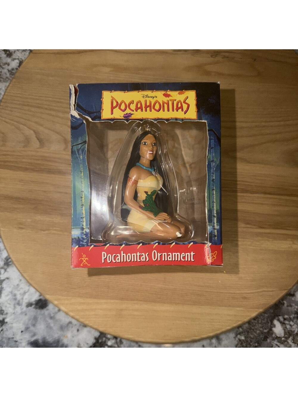 Pocahontas Ornament Exclusive First Issue Box Damage